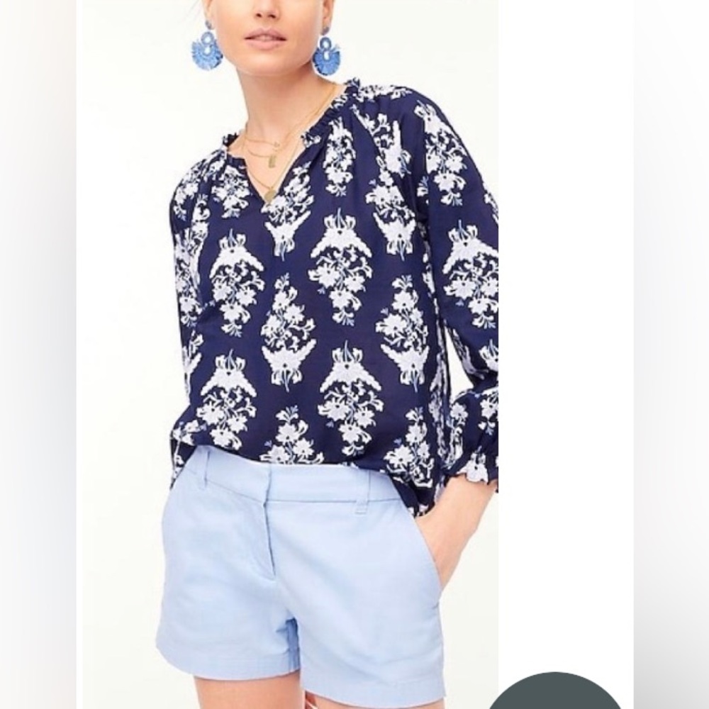 J crew factory cotton artist top - size XS